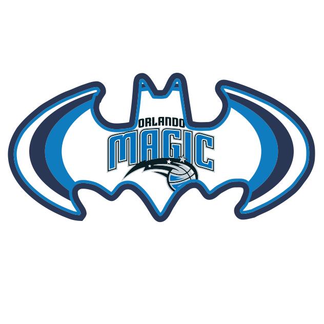 Orlando Magic Batman Logo iron on heat transfer